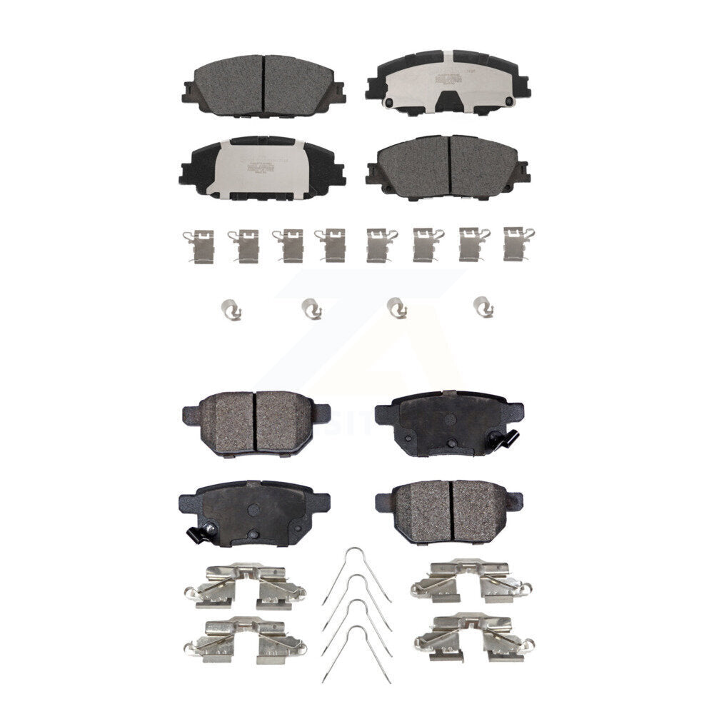 Ceramic Brake Pads Front Rear Kit For Toyota Corolla Prius Prime