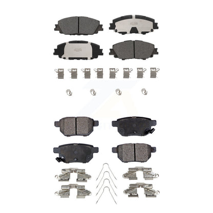 Ceramic Brake Pads Front Rear Kit For Toyota Corolla Prius Prime