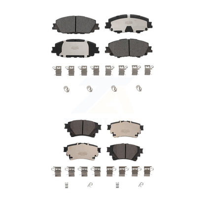 Ceramic Brake Pads Front Rear Kit For Toyota Corolla