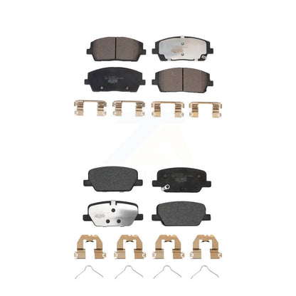 Ceramic Brake Pads Front Rear Kit For Hyundai Palisade Kia Telluride