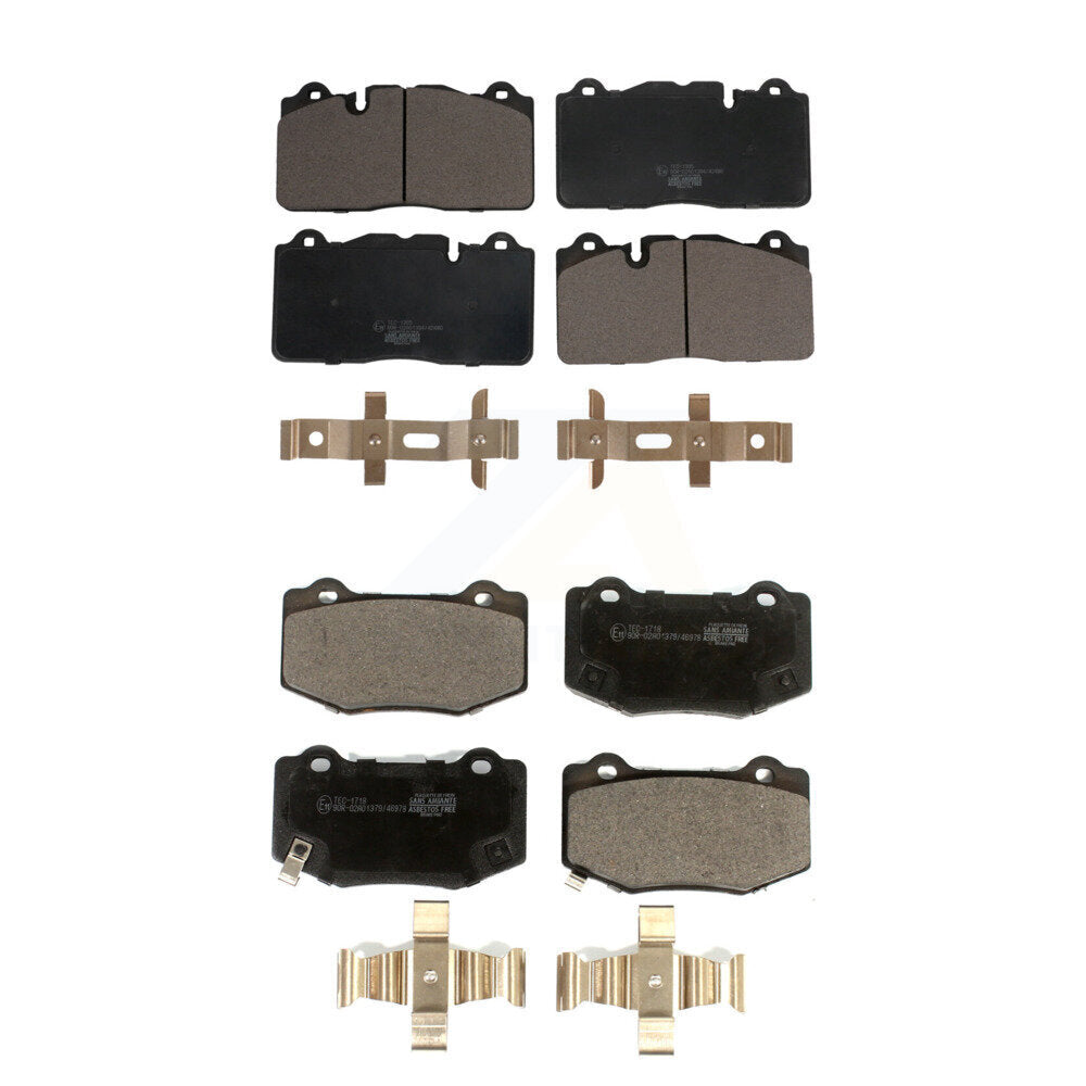 Ceramic Brake Pads Front Rear Kit For 2019 Chevrolet Corvette Stingray