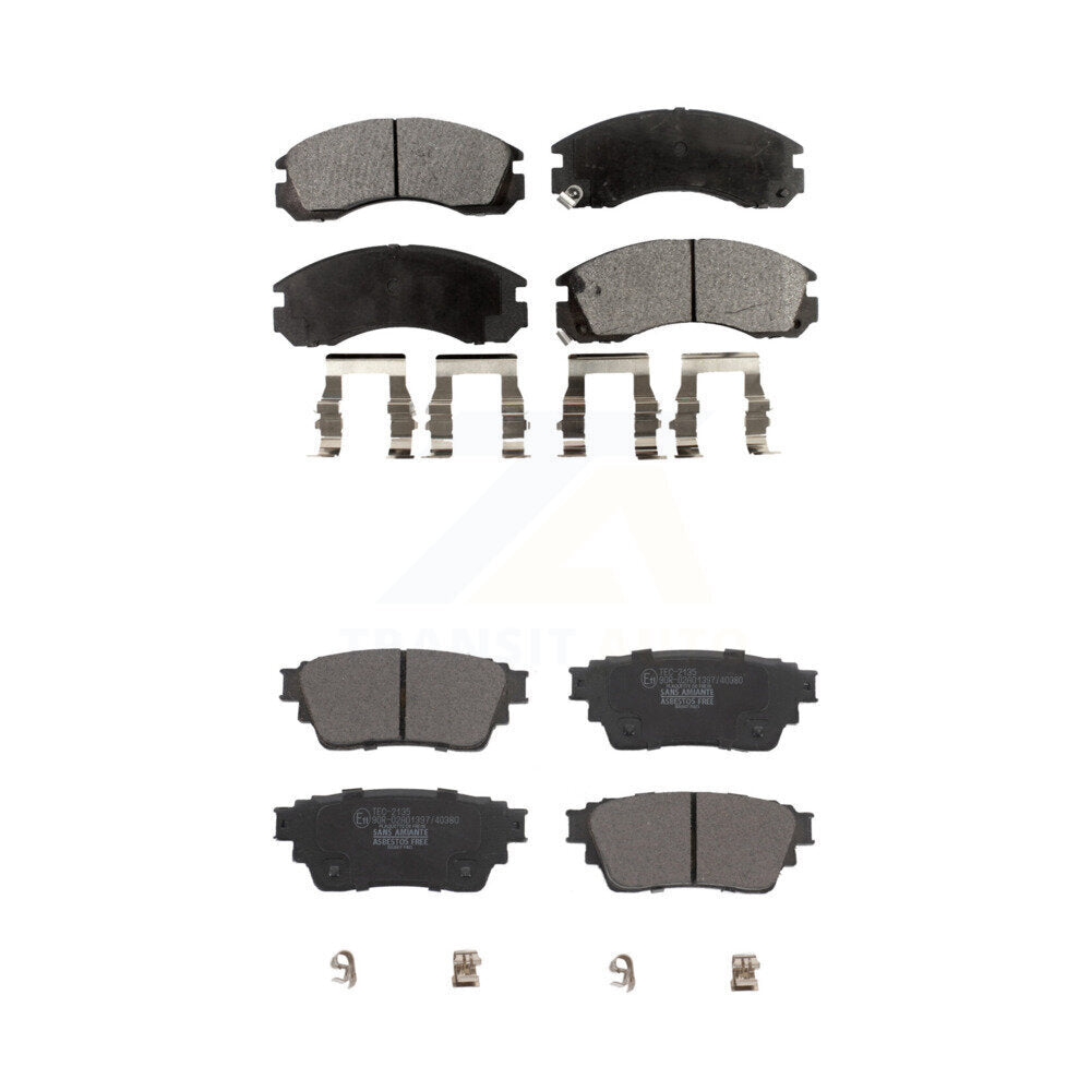 Ceramic Brake Pads Front Rear Kit For Mitsubishi Outlander PHEV