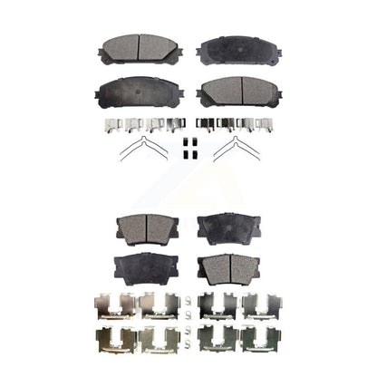 Ceramic Brake Pad Front Rear Kit For 2022 Toyota Camry With Manual Parking