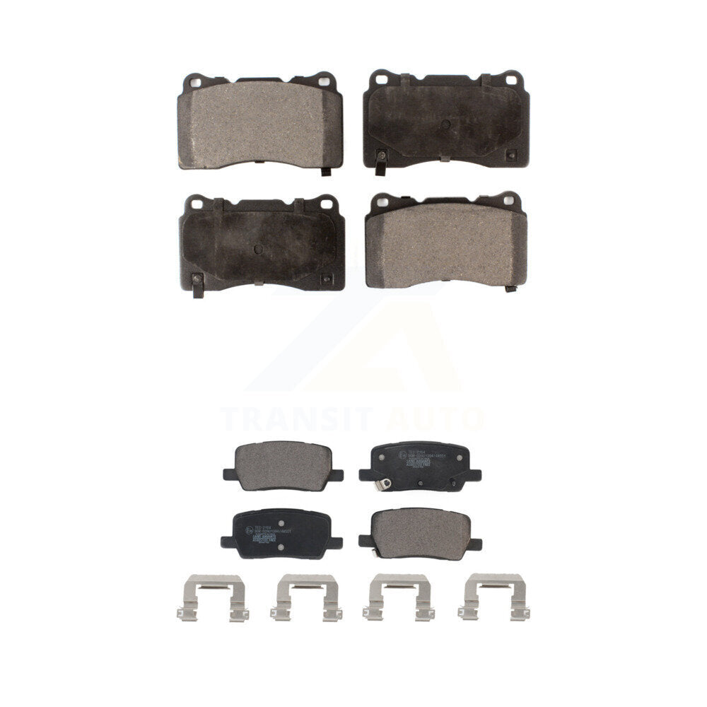 Ceramic Brake Pads Front Rear Kit For Tesla X S With Single Piston Caliper