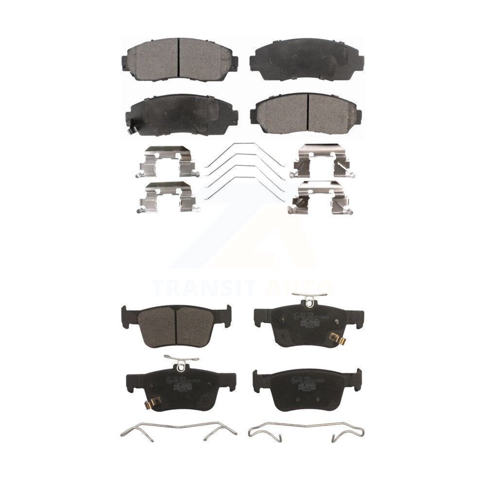Ceramic Brake Pads Front Rear Kit For 2019-2021 Acura RDX