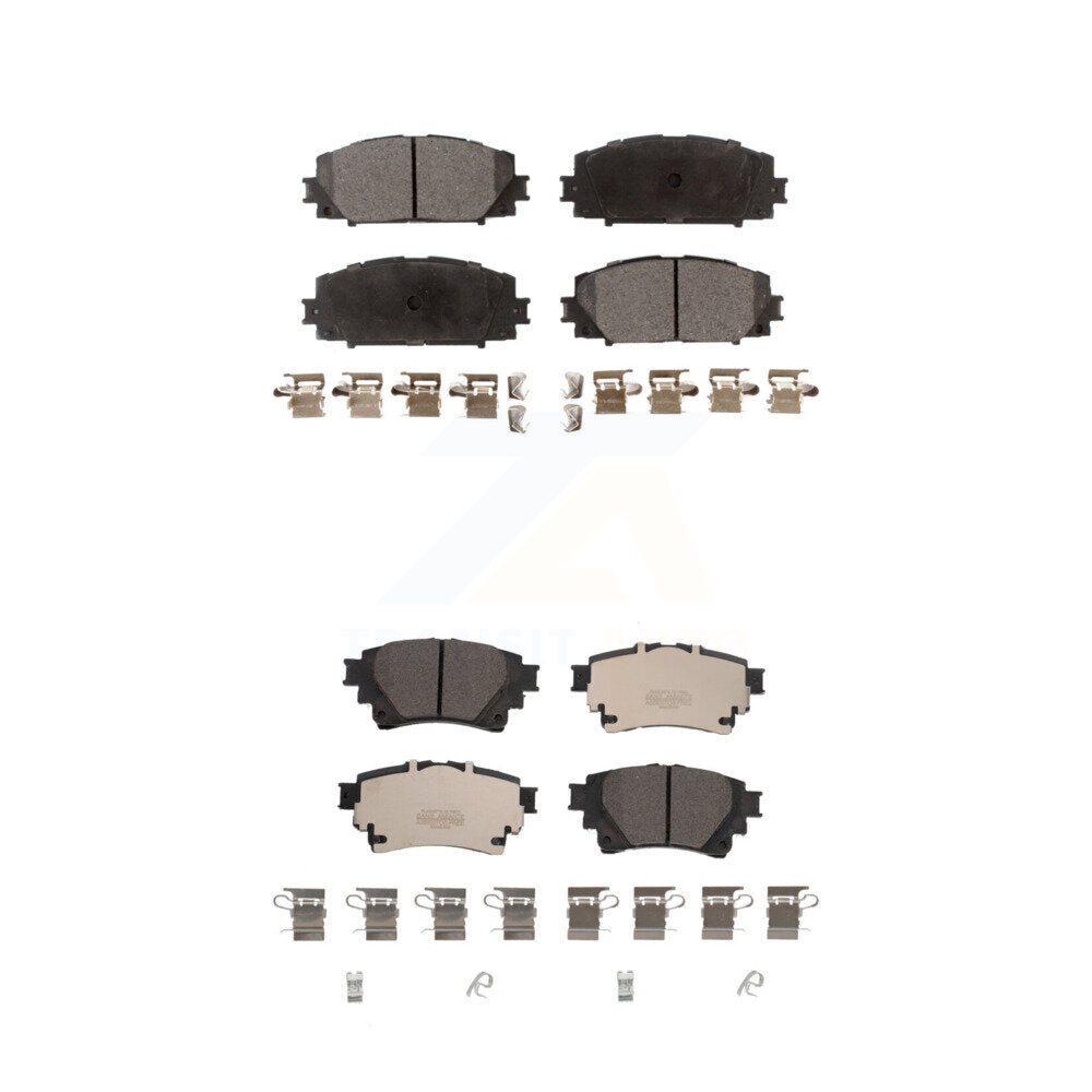 Ceramic Brake Pads Front Rear Kit For Toyota Corolla With Electric Parking