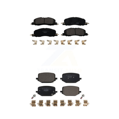Ceramic Brake Pads Front Rear Kit For Lincoln Aviator