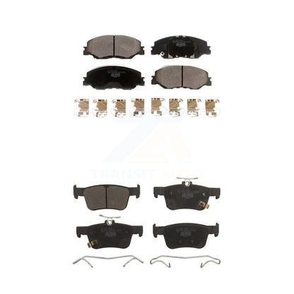 Ceramic Brake Pads Front Rear Kit For Honda Civic