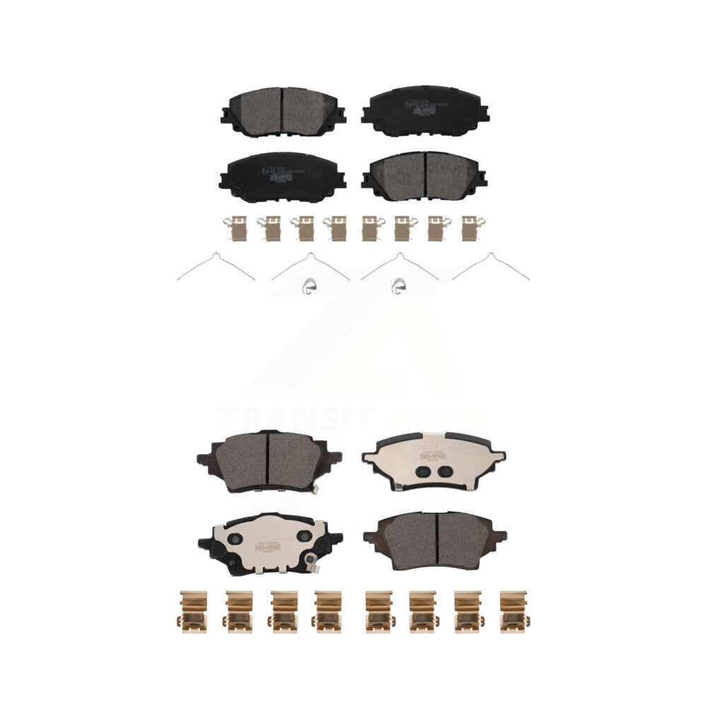 Ceramic Brake Pads Front Rear Kit For Toyota C-HR