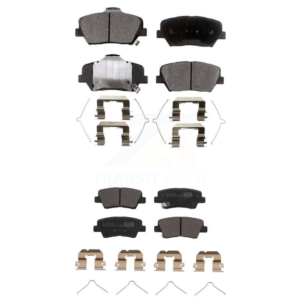 Ceramic Brake Pads Front Rear Kit For 2019-2022 Hyundai Nexo