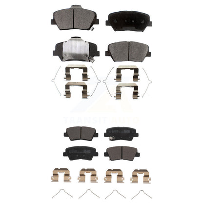 Ceramic Brake Pads Front Rear Kit For 2019-2022 Hyundai Nexo