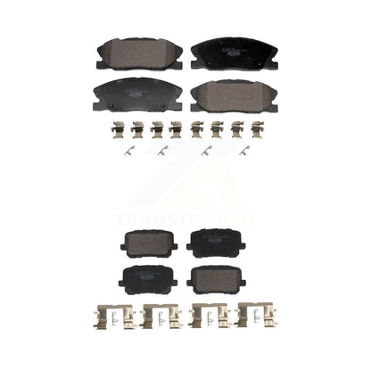 Ceramic Brake Pads Front Rear Kit For 2014-2023 Dodge Charger RWD