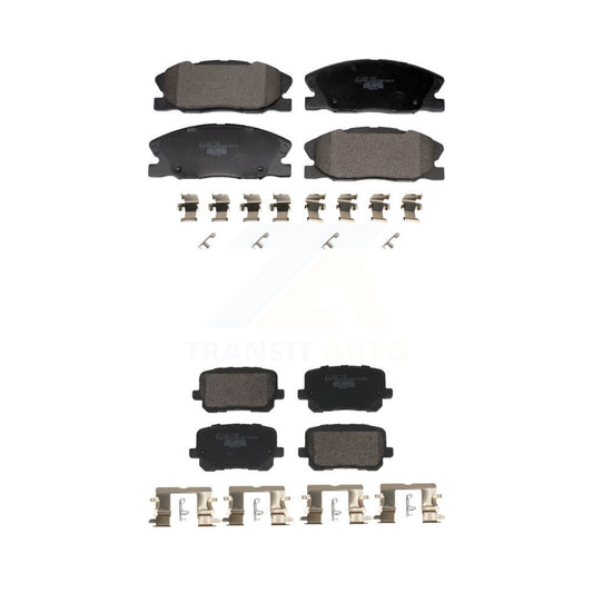 Ceramic Brake Pads Front Rear Kit For 2014-2023 Dodge Charger RWD