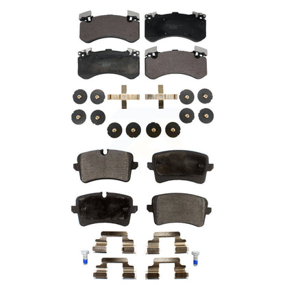 Ceramic Brake Pads Front Rear Kit For Audi S6 S7 S8 A8 Quattro