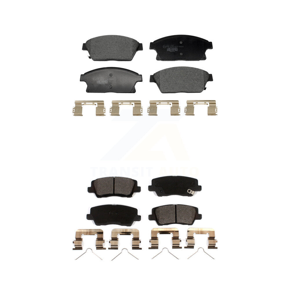 Ceramic Brake Pads Front Rear Kit For Cadillac ATS