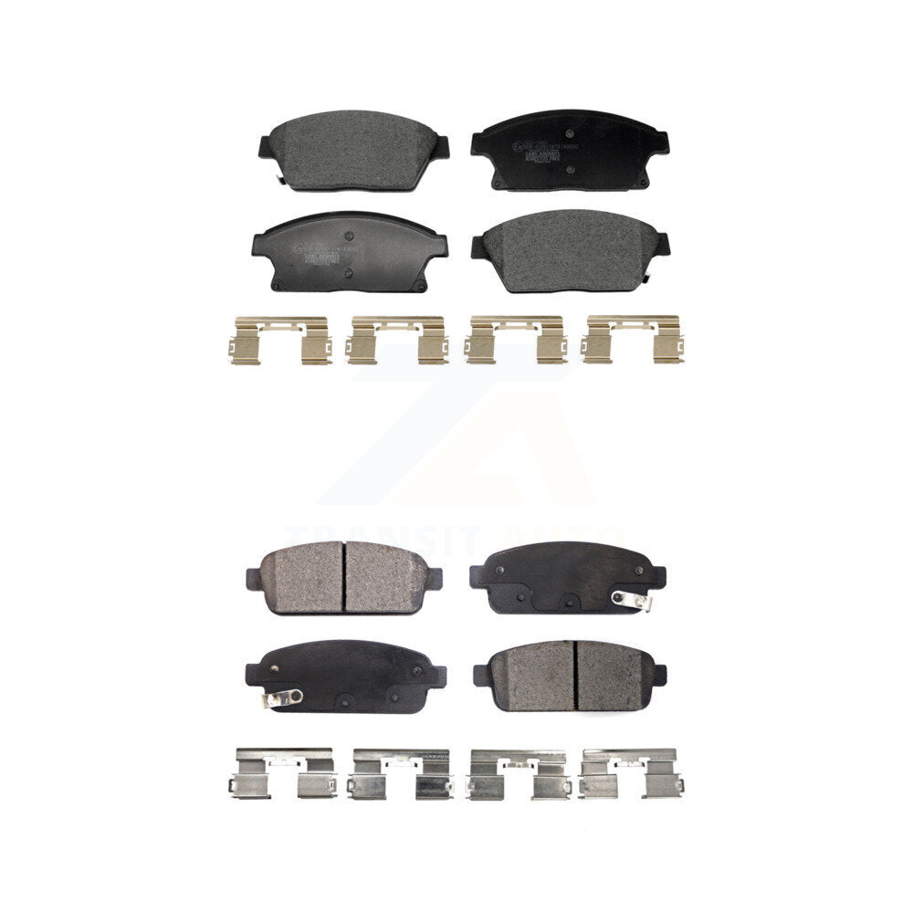 Ceramic Brake Pads Front Rear Kit For Chevrolet Cruze Buick Trax Verano Encore