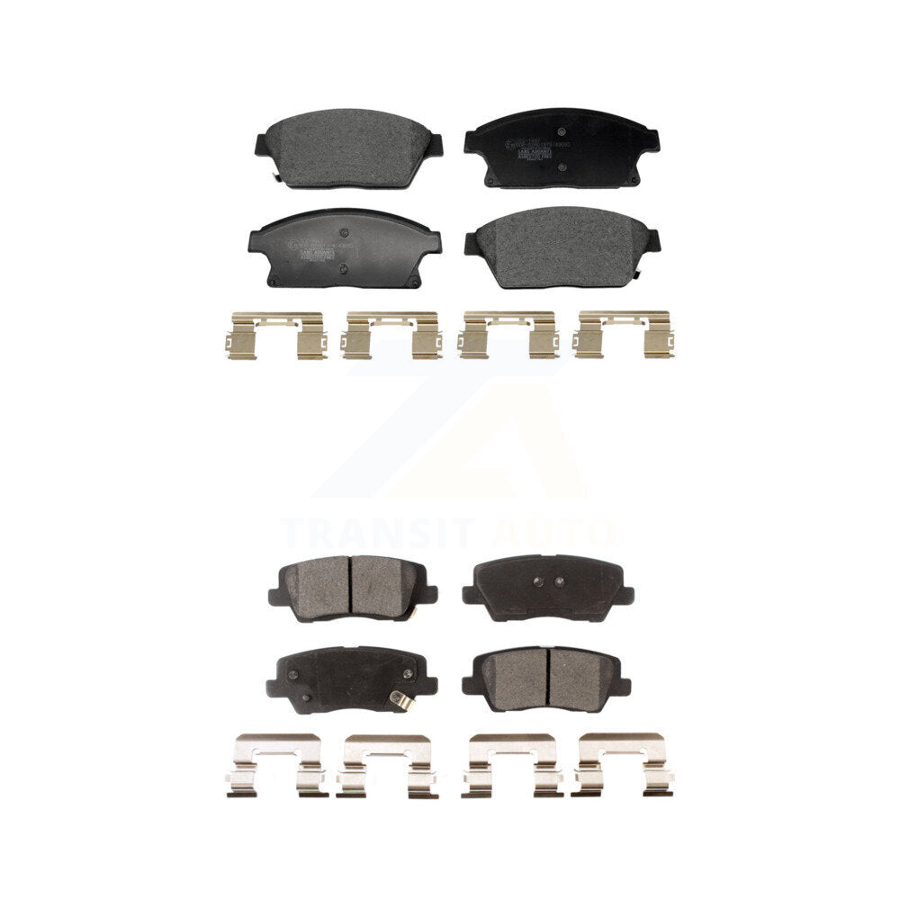 Ceramic Brake Pads Front Rear Kit For Cadillac ATS