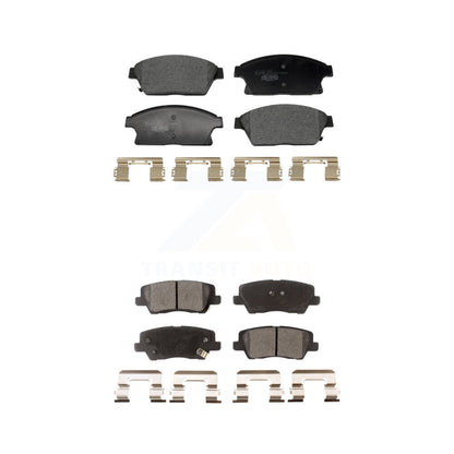 Ceramic Brake Pads Front Rear Kit For Cadillac ATS
