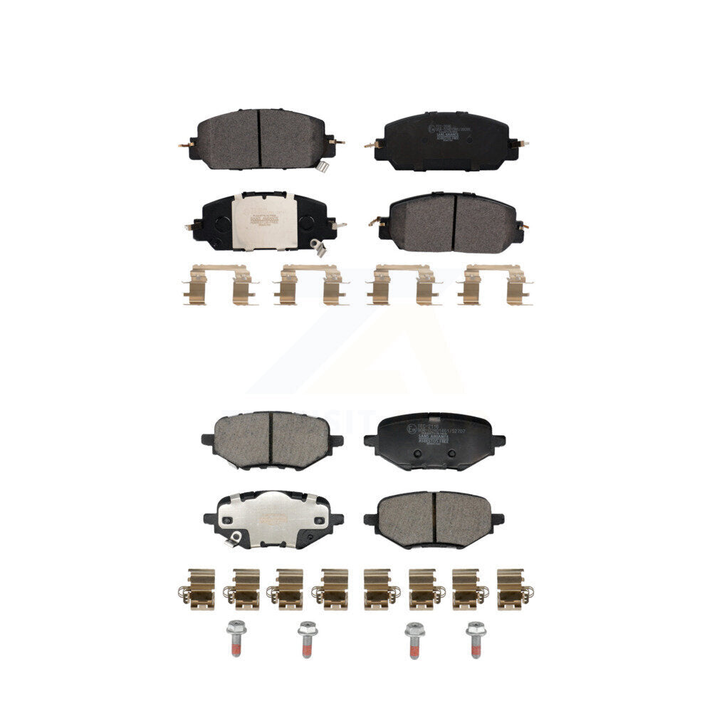 Ceramic Brake Pads Front Rear Kit For Honda HR-V Clarity