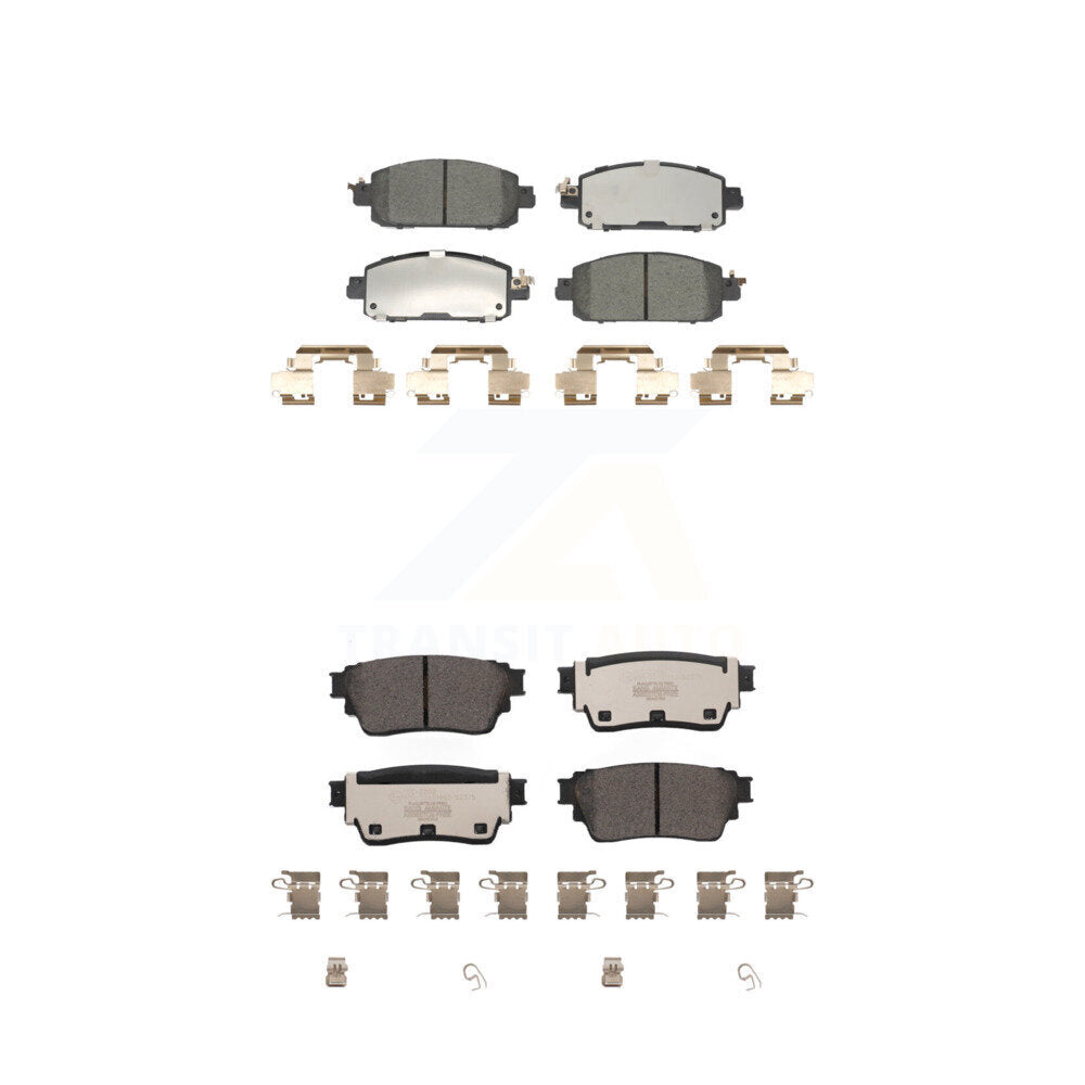 Ceramic Brake Pads Front Rear Kit For 2021-2023 Nissan Kicks Disc rear brakes