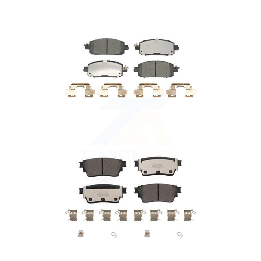 Ceramic Brake Pads Front Rear Kit For 2021-2023 Nissan Kicks Disc rear brakes