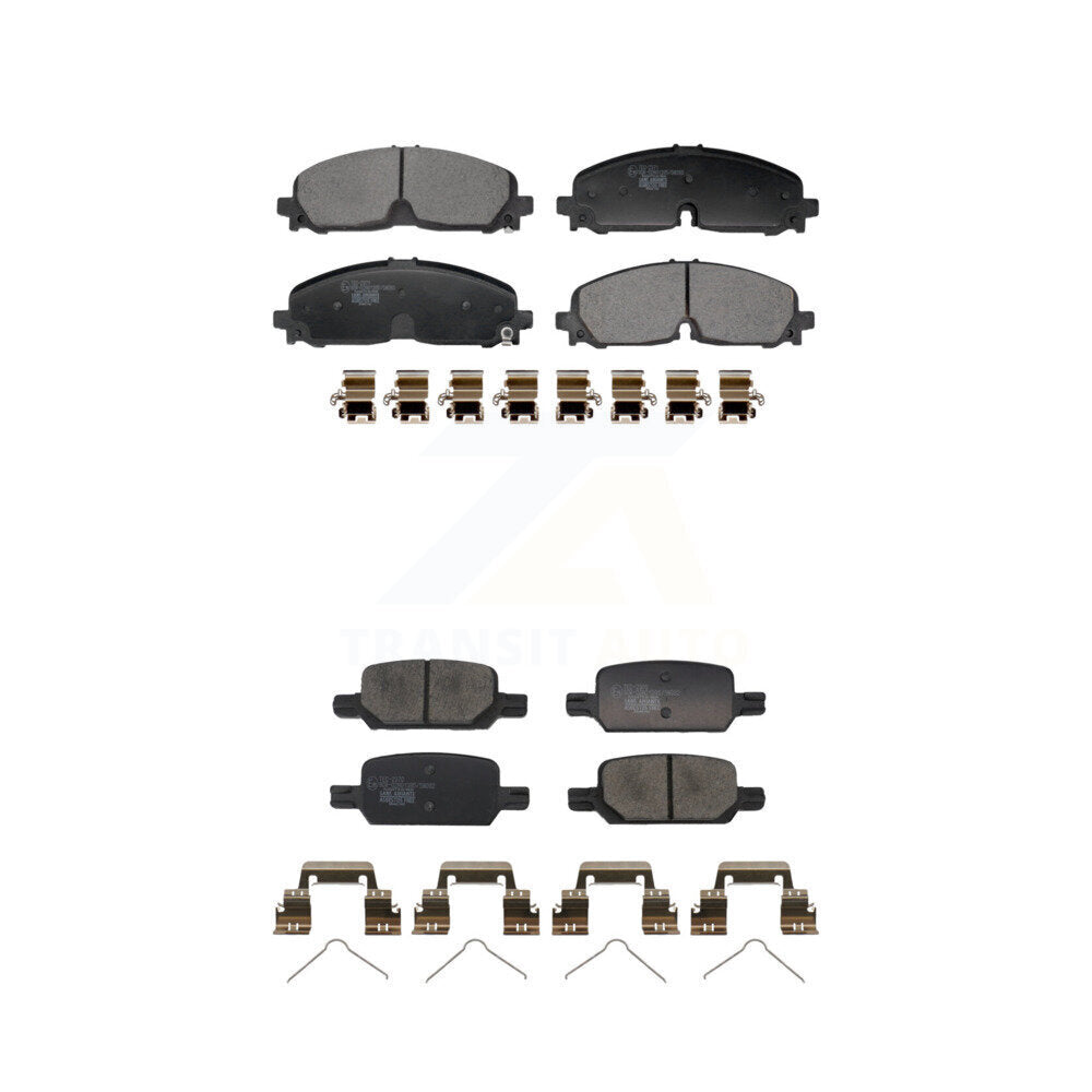 Ceramic Brake Pads Front Rear Kit For 2021-2022 Chevrolet Colorado GMC Canyon