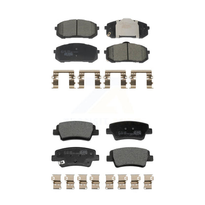 Ceramic Brake Pads Front Rear Kit For Hyundai Elantra With Manual Parking