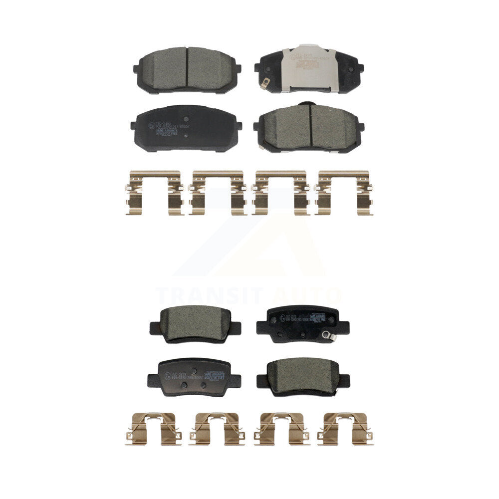 Ceramic Brake Pad Front Rear Kit For Hyundai Elantra With Electric Parking