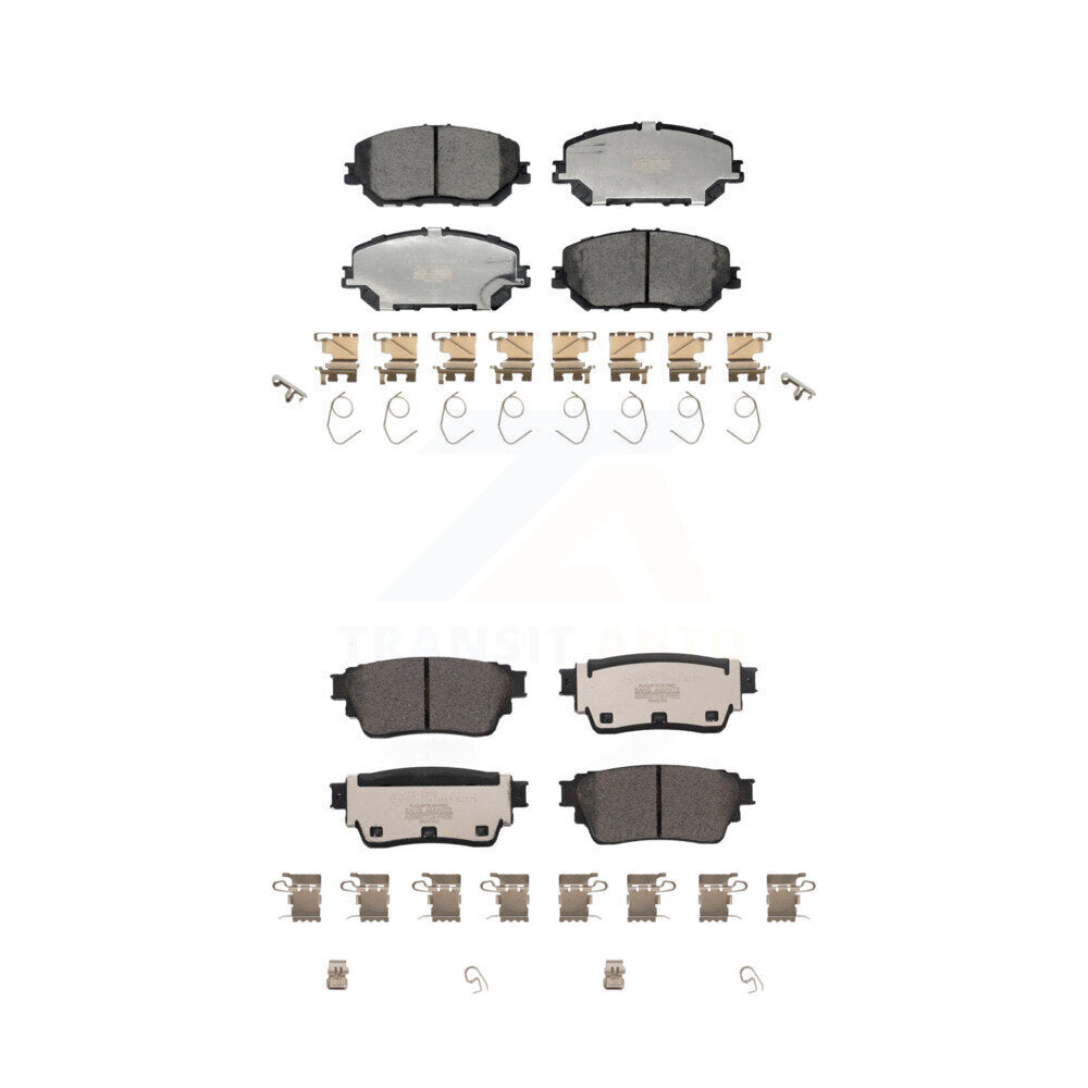 Ceramic Brake Pads Front Rear Kit For Nissan Rogue