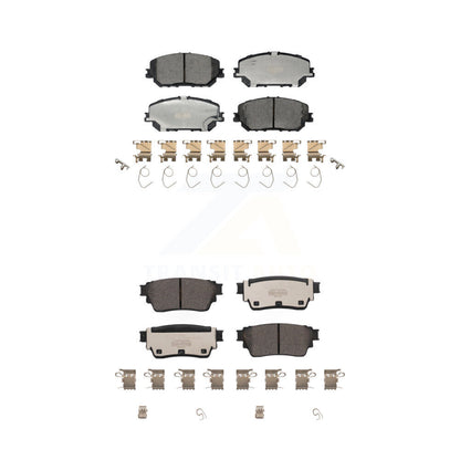 Ceramic Brake Pads Front Rear Kit For Nissan Rogue