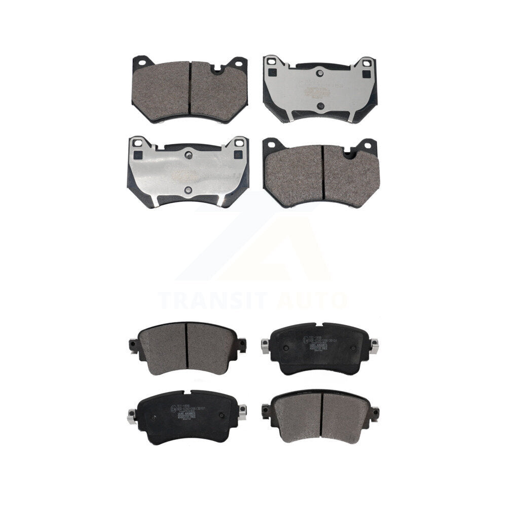 Ceramic Brake Pads Front Rear Kit For 2018-2019 Audi Q5 With Brembo Calipers