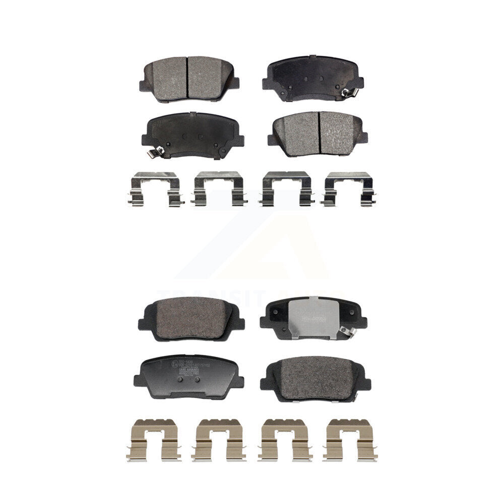 Ceramic Brake Pads Front Rear Kit For Hyundai Santa Fe Sport Kia Sorento