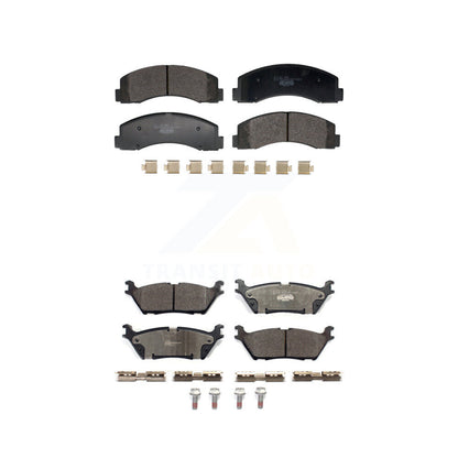 Ceramic Brake Pads Front Rear Kit For Ford F-150 Expedition Lincoln Navigator