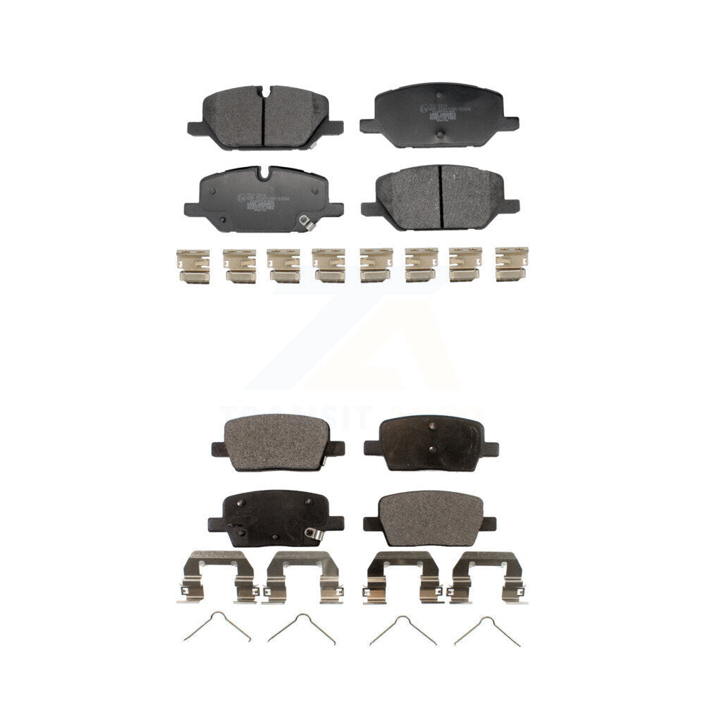 Ceramic Brake Pads Front Rear Kit For 2021-2022 Chevrolet Camaro LT/LT1/LS