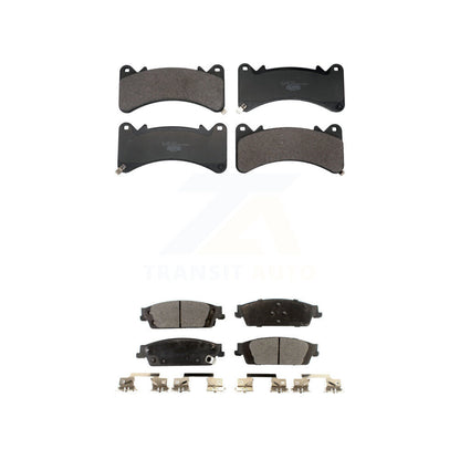 Ceramic Brake Pads Front Rear Kit For GMC Chevrolet Sierra 1500 Silverado Tahoe