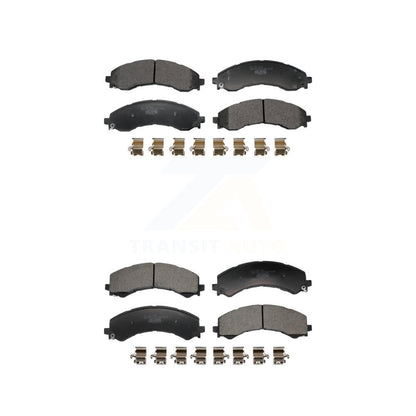 Ceramic Brake Pad Front Rear Kit For GMC Chevrolet Savana 2500 Express 3500 4500