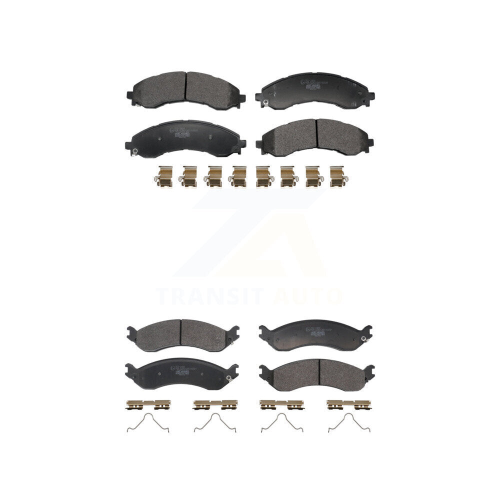 Ceramic Brake Pad Front Rear Kit For GMC Chevrolet Savana 2500 Express 3500 4500