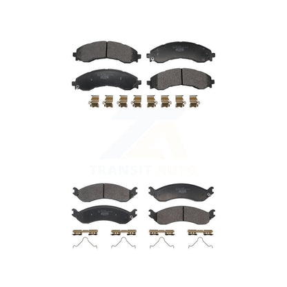 Ceramic Brake Pad Front Rear Kit For GMC Chevrolet Savana 2500 Express 3500 4500