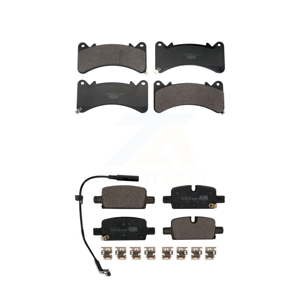 Ceramic Brake Pads Front Rear Kit For GMC Chevrolet Sierra 1500 Silverado Yukon