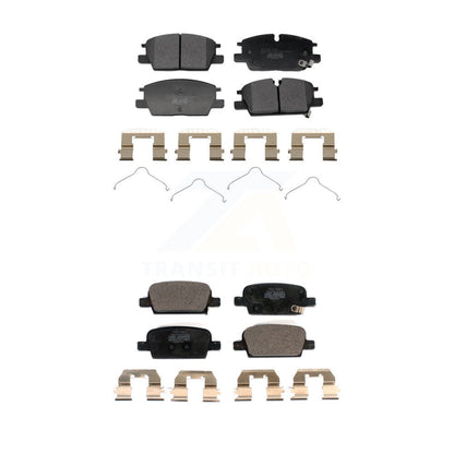 Ceramic Brake Pads Front Rear Kit For Chevrolet Malibu With Manual Parking