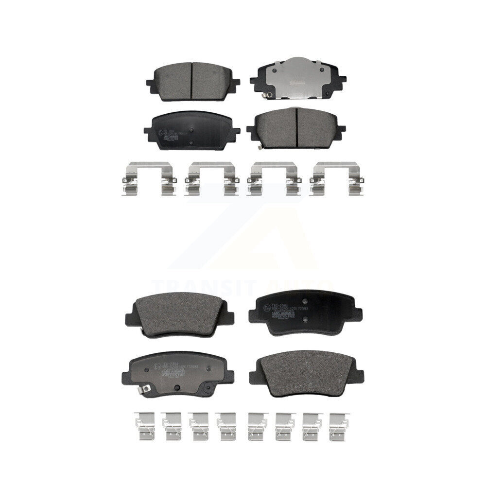 Ceramic Brake Pads Front Rear Kit For Genesis GV70 G80 2.5L