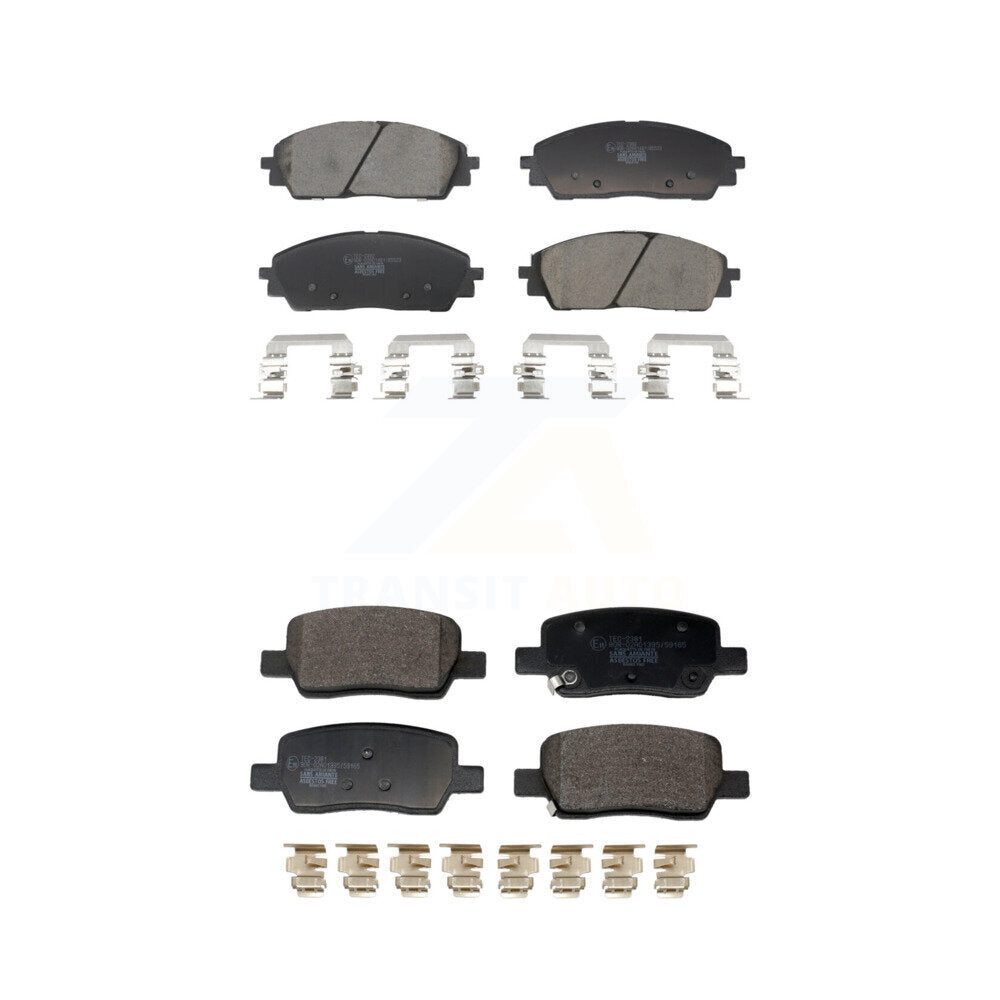 Ceramic Brake Pads Front Rear Kit For 2022-2024 Kia Carnival