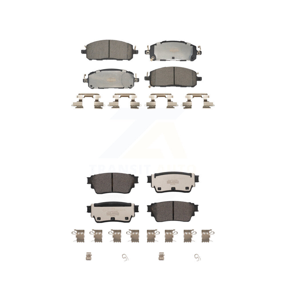Ceramic Brake Pad Front Rear Kit For Mitsubishi Outlander Nissan Pathfinder QX60