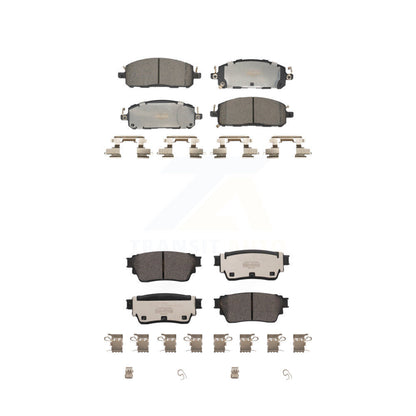 Ceramic Brake Pad Front Rear Kit For Mitsubishi Outlander Nissan Pathfinder QX60
