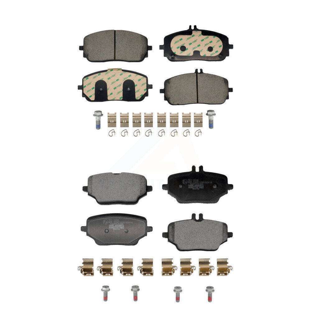 Ceramic Brake Pads Front Rear Kit For Mercedes-Benz GLE350