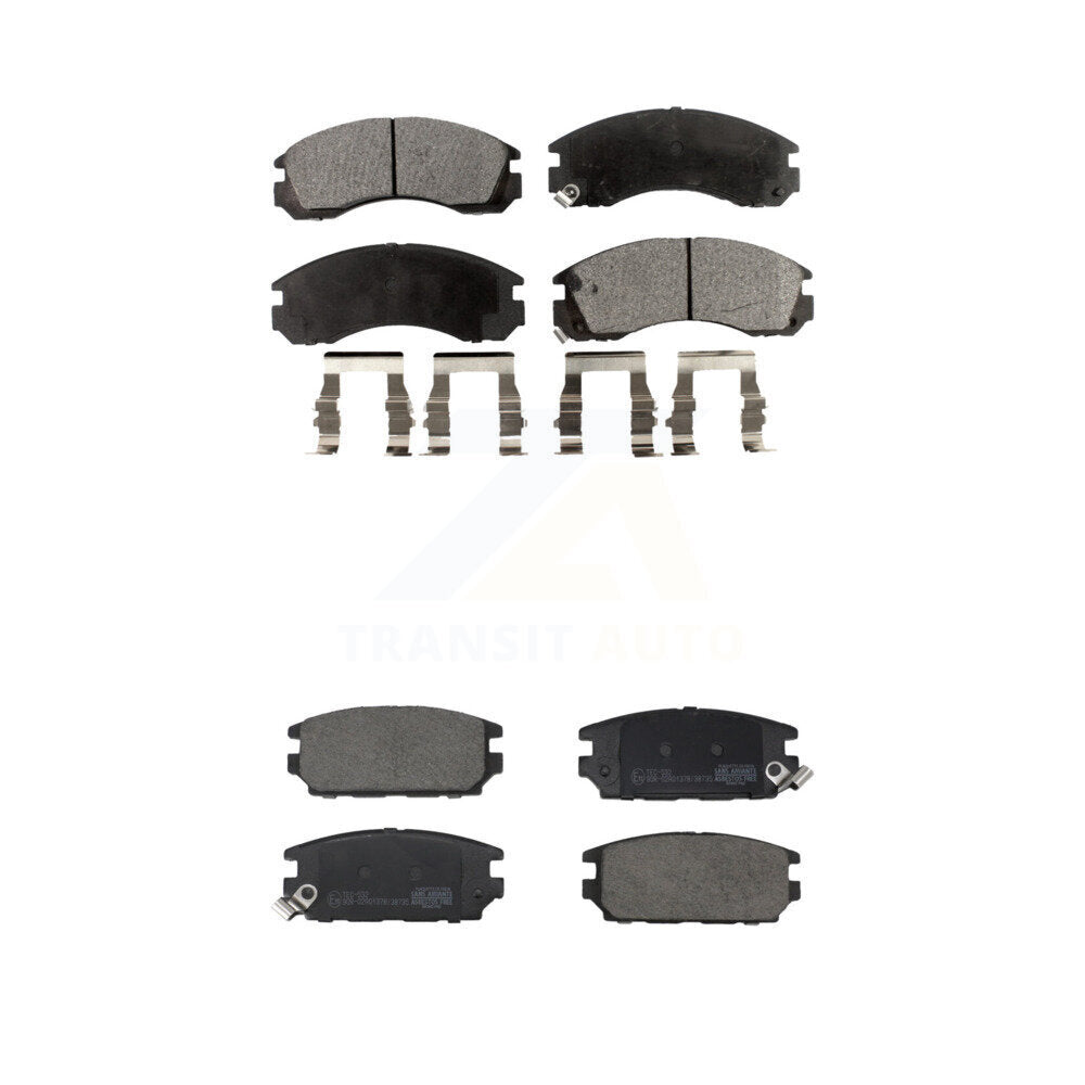Ceramic Brake Pads Front Rear Kit For Eagle Talon Mitsubishi Eclipse Diamante