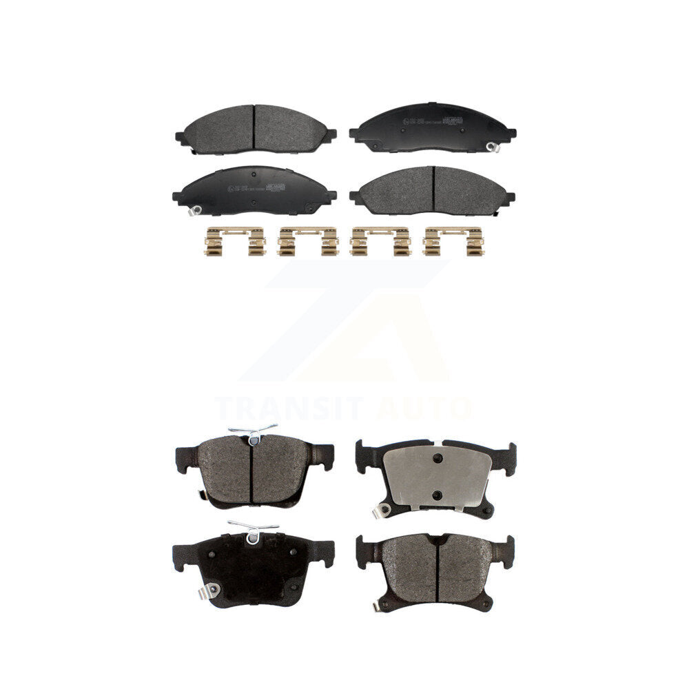 Ceramic Brake Pads Front Rear Kit For 2020-2023 Chrysler Pacifica AWD