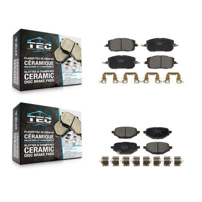 Ceramic Brake Pads Front Rear Kit For 2023-2024 Mazda CX-50