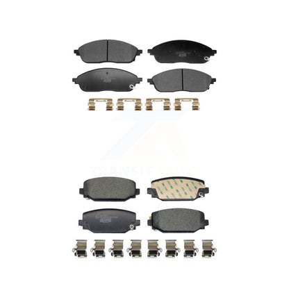 Ceramic Brake Pads Front Rear Kit For 2021-2023 Jeep Grand Cherokee L