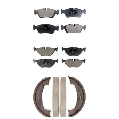 Ceramic Brake Pads Parking Shoes Front Rear Kit For BMW Z4 325i 325Ci 320i 323Ci